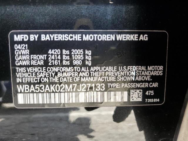 VIN WBA53AK02M7J27133 2021 BMW 2 Series, 228I no.12