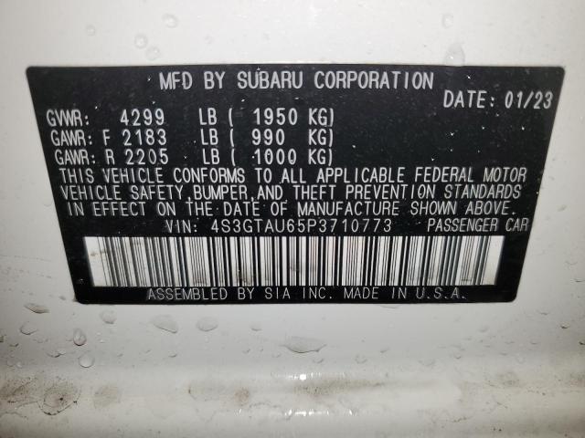 2023 SUBARU IMPREZA LI - 4S3GTAU65P3710773