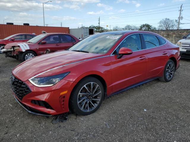 2021 Hyundai Sonata Limited VIN: 5NPEH4J27MH119470 Lot: 75944263