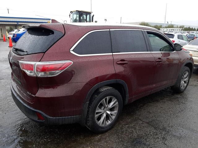 VIN 5TDJKRFH8FS095073 2015 Toyota Highlander, Xle no.3