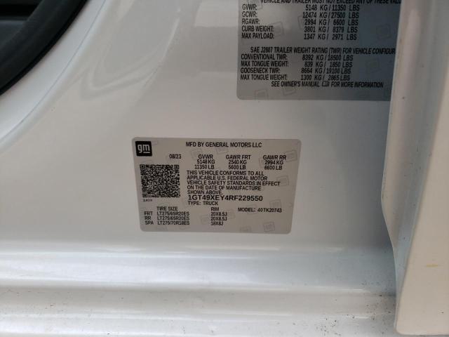 2024 GMC SIERRA K25 1GT49XEY4RF229550