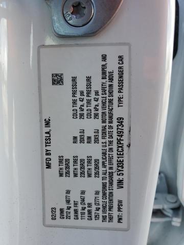 2023 TESLA MODEL 3 5YJ3E1ECXPF497349