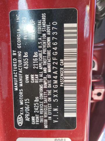 2015 KIA OPTIMA LX - 5XXGM4A72FG467370