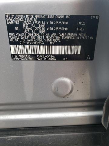 2017 TOYOTA RAV4 LIMIT 2T3YFREVXHW329547