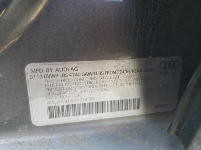 VIN WAUAFAFLXDN036164 2013 Audi A4, Premium no.12