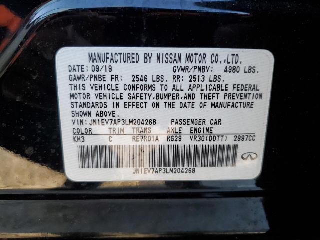 2020 INFINITI Q50 PURE - JN1EV7AP3LM204268