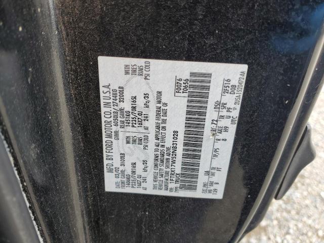 2002 Ford F150 VIN: 1FTRX17W52NB31028 Lot: 41491504