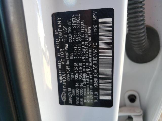 2018 HYUNDAI KONA LIMIT KM8K33A55JU078470