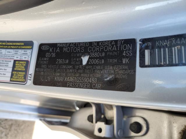 2016 KIA FORTE LX KNAFX4A61G5590493