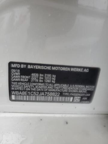 2018 BMW 330E - WBA8E1C52JA758822