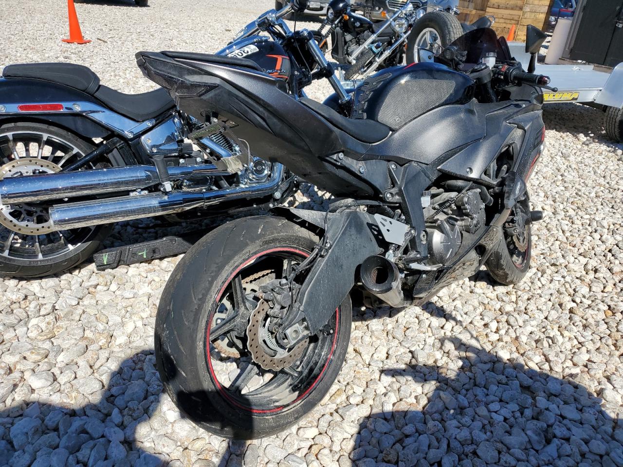 2022 Kawasaki Ninja ZX-6R at TX - Temple, Copart lot 40925344 