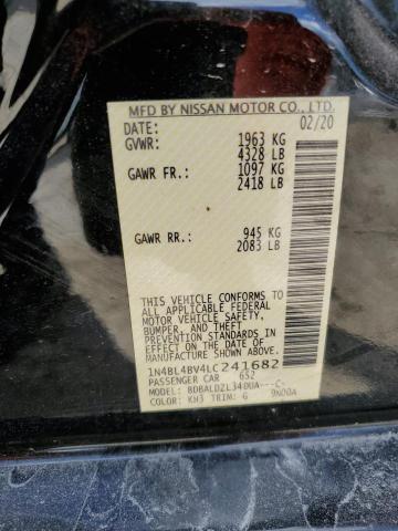 2020 NISSAN ALTIMA S 1N4BL4BV4LC241682