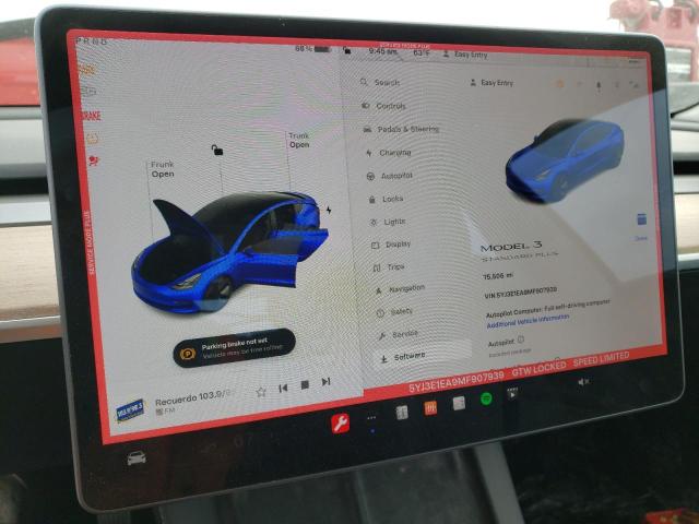 2021 Tesla Model 3 VIN: 5YJ3E1EA9MF907939 Lot: 45114234