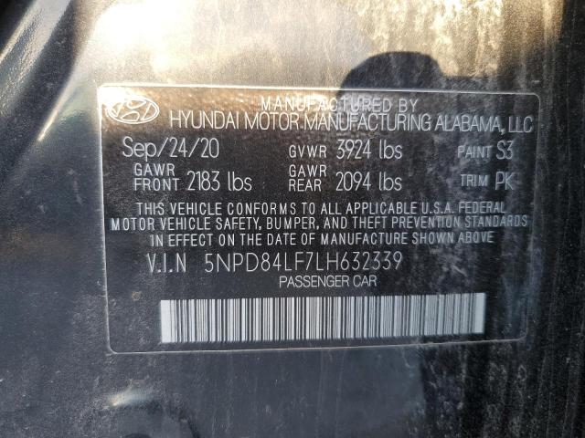 2020 HYUNDAI ELANTRA SE - 5NPD84LF7LH632339