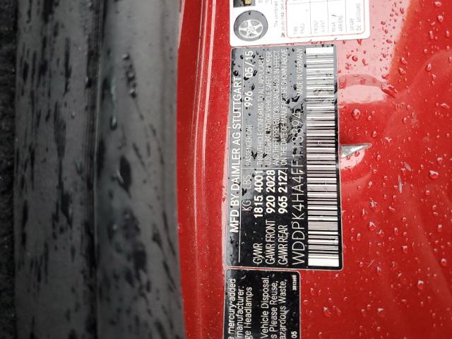 2015 MERCEDES-BENZ SLK 250 - WDDPK4HA4FF113894
