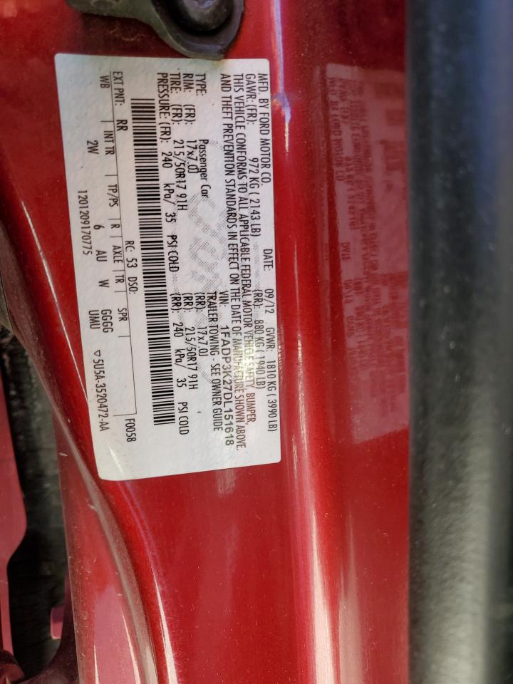 1FADP3K27DL151618 2013 Ford Focus Se