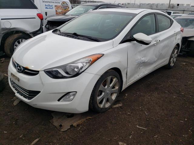 Lot #2363896456 2013 HYUNDAI ELANTRA GL salvage car