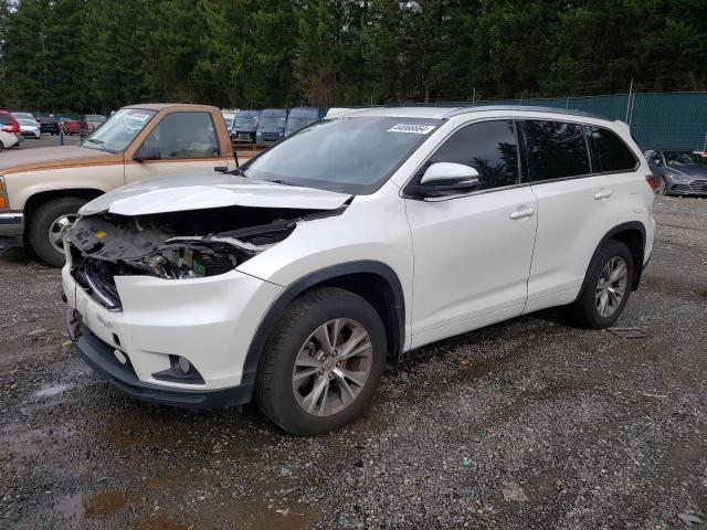 VIN 5TDJKRFH8ES066154 2014 Toyota Highlander, Xle no.1