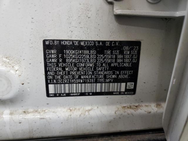2024 HONDA HR-V SPORT 3CZRZ1H59RM719397