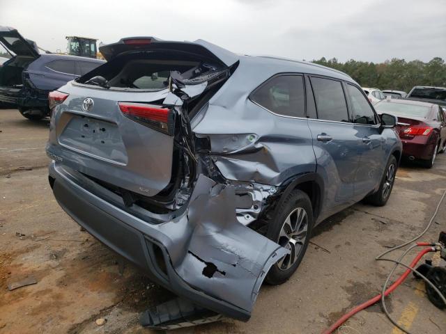 VIN 5TDGZRAH5MS076443 2021 Toyota Highlander, Xle no.3