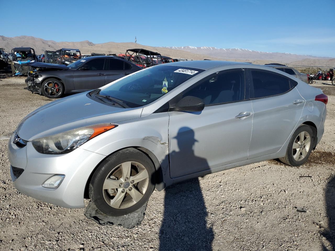 KMHDH4AE6DU851760 2013 Hyundai Elantra Gls