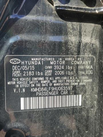 2017 HYUNDAI ELANTRA SE - KMHD84LF9HU063597