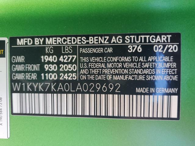 2020 MERCEDES-BENZ AMG GT R - W1KYK7KA0LA029692