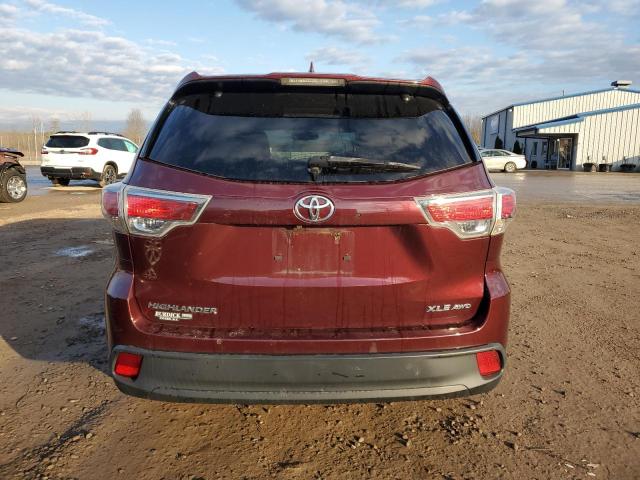 VIN 5TDJKRFH7FS171320 2015 Toyota Highlander, Xle no.6