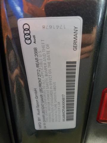 2019 AUDI RS5 - WUABWCF54KA904817