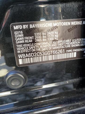 VIN WBA6D2C53GGT66261 2016 BMW 6 Series, 640 Xi Gra... no.12