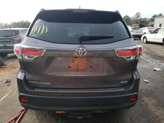 VIN 5TDKKRFH5FS107474 2015 Toyota Highlander, Xle no.6