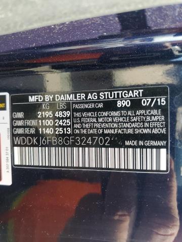 VIN WDDKJ6FB8GF324702 2016 Mercedes-Benz E-Class, 400 no.12