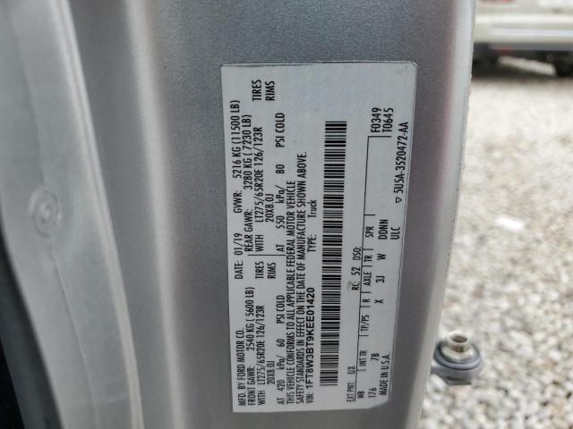 2019 FORD F350 SUPER 1FT8W3BT9KEE01420