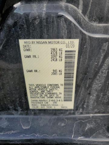 2020 NISSAN ALTIMA S 1N4BL4BV0LC246345