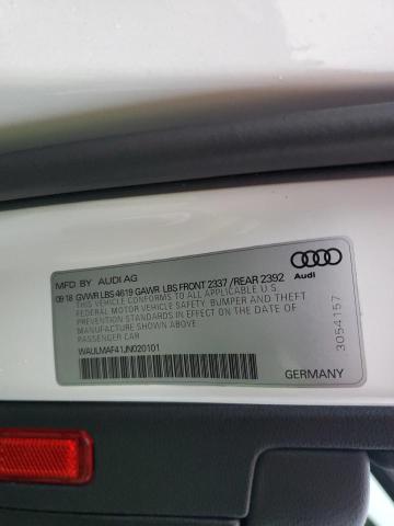 WAULMAF41JN020101 2018 AUDI A4, photo no. 13