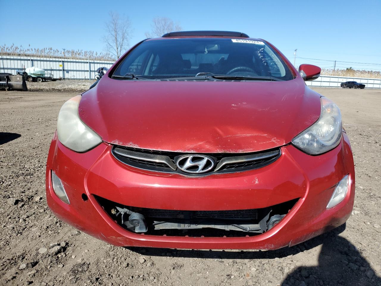 2012 Hyundai Elantra Gls vin: KMHDH4AE3CU343454