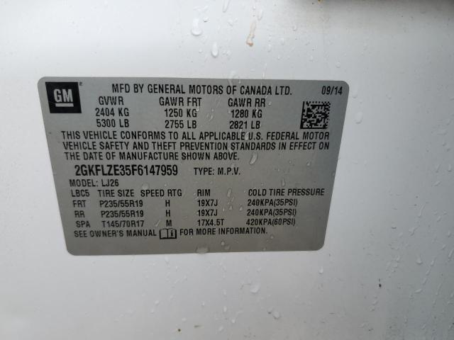 2015 GMC TERRAIN DE 2GKFLZE35F6147959