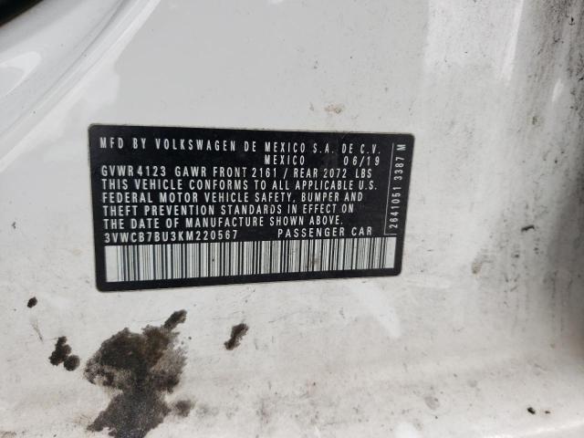 2019 VOLKSWAGEN JETTA S 3VWCB7BU3KM220567