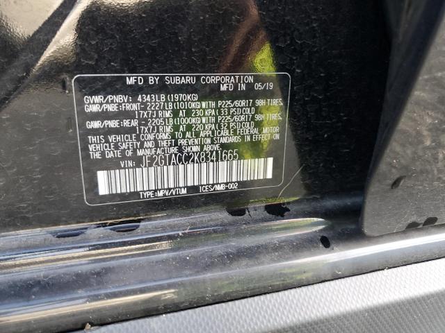 2019 SUBARU CROSSTREK JF2GTACC2K8341665