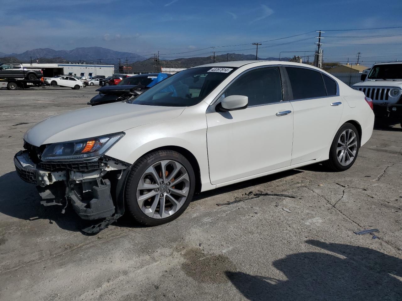 1HGCR2F57EA093183 2014 Honda Accord Sport