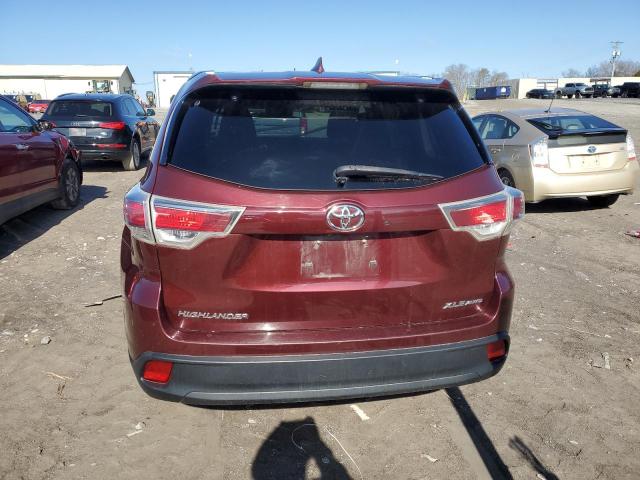 VIN 5TDJKRFH6FS149017 2015 Toyota Highlander, Xle no.6