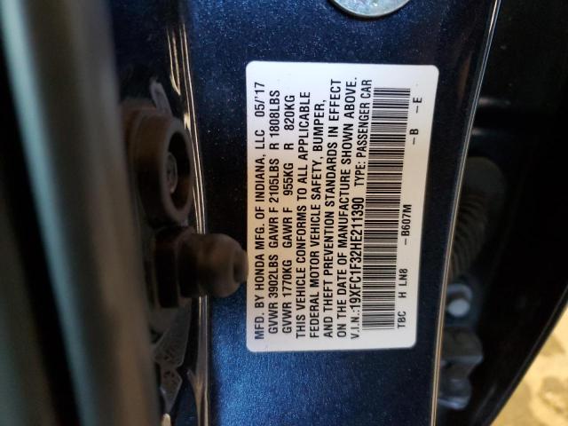 2017 HONDA CIVIC EX 19XFC1F32HE211390