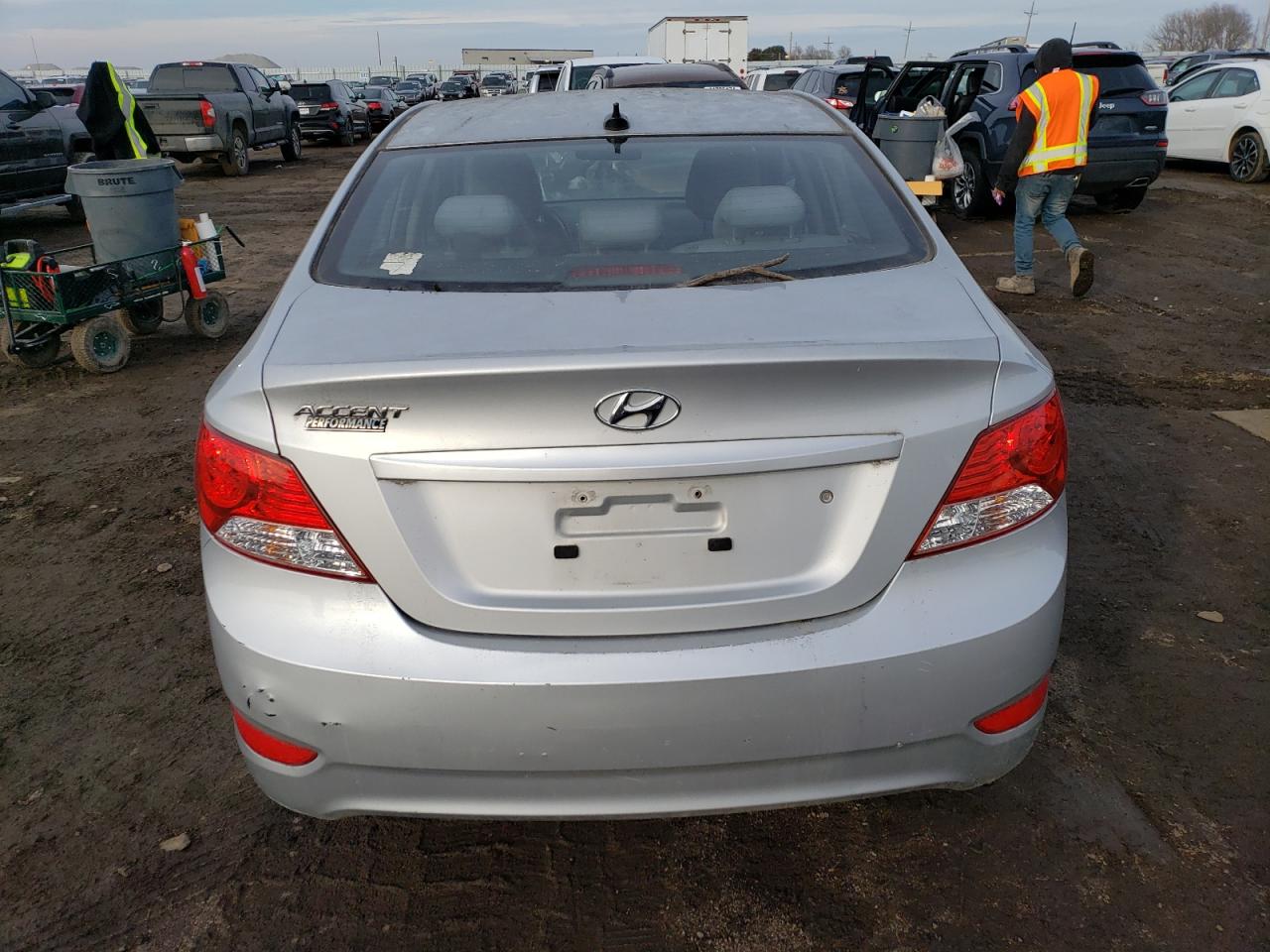 Lot #2342323522 2013 HYUNDAI ACCENT GLS