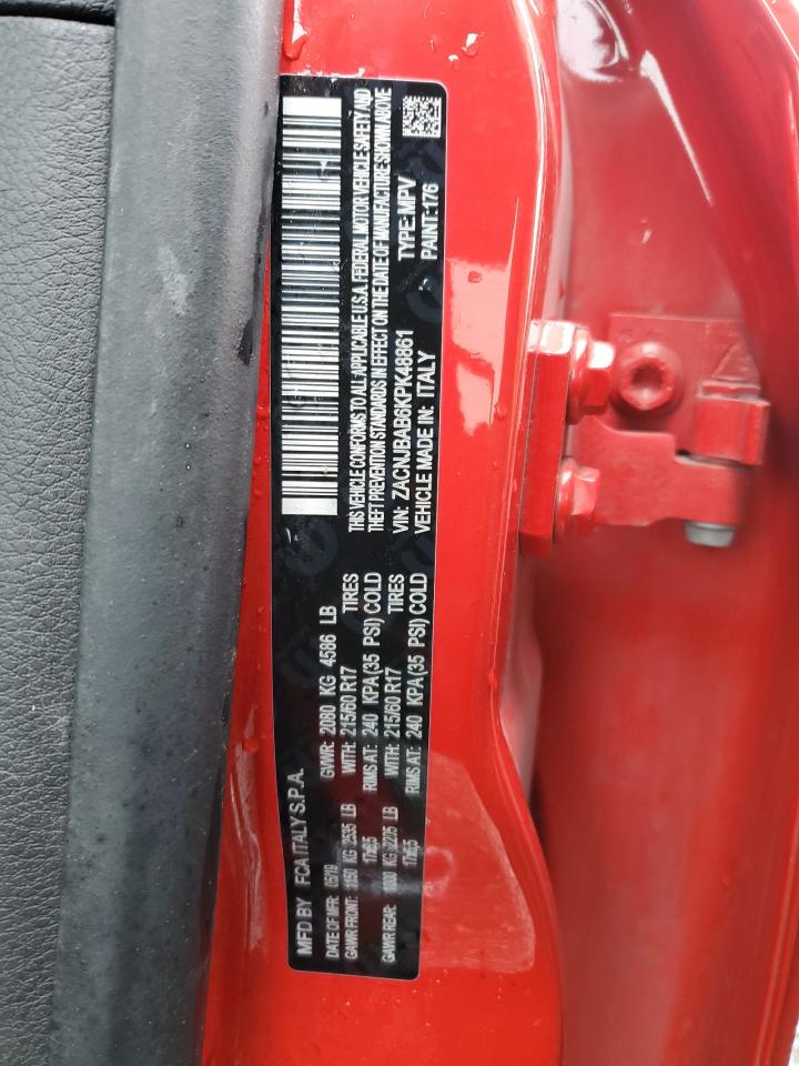 ZACNJBAB6KPK48861 2019 Jeep Renegade Sport