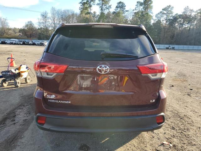 VIN 5TDZZRFH8KS294357 2019 Toyota Highlander, LE no.6