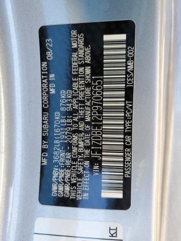 2023 SUBARU BRZ LIMITE JF1ZDBE12P9706651