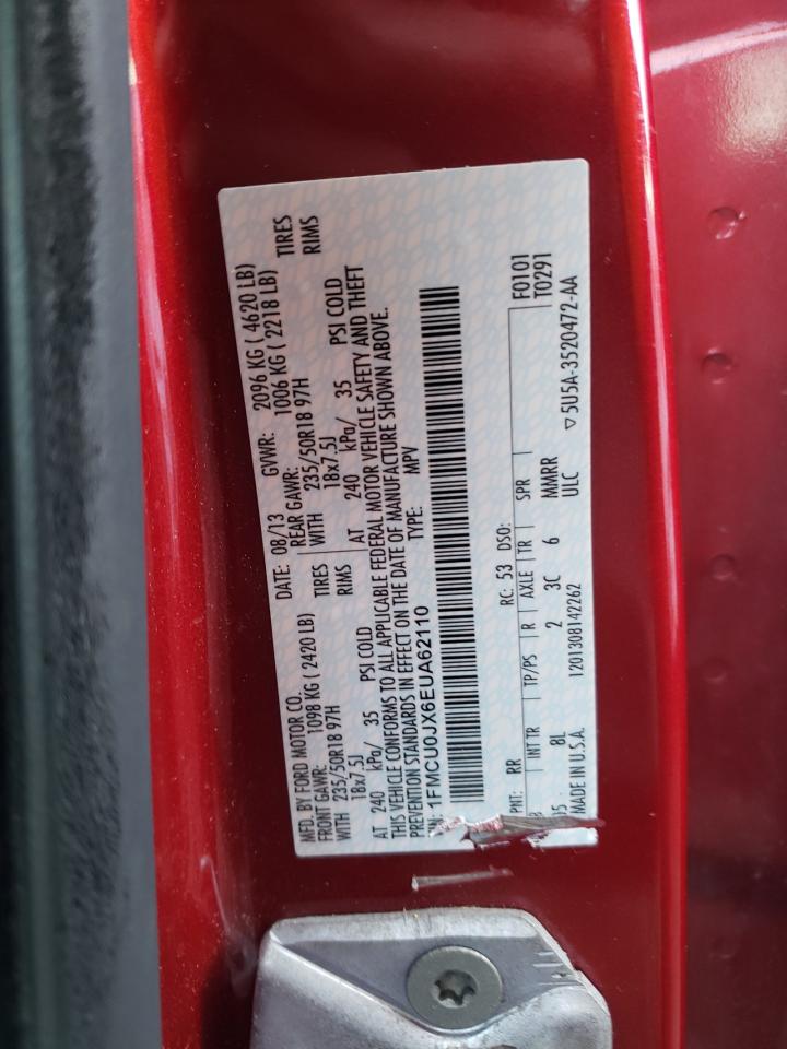 1FMCU0JX6EUA62110 2014 Ford Escape Titanium