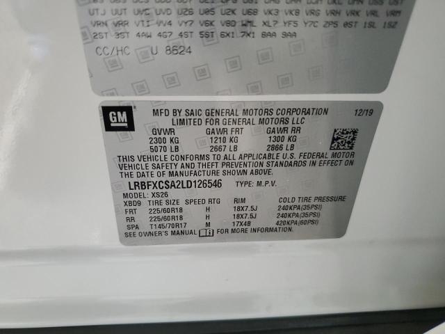 2020 BUICK ENVISION E - LRBFXCSA2LD126546