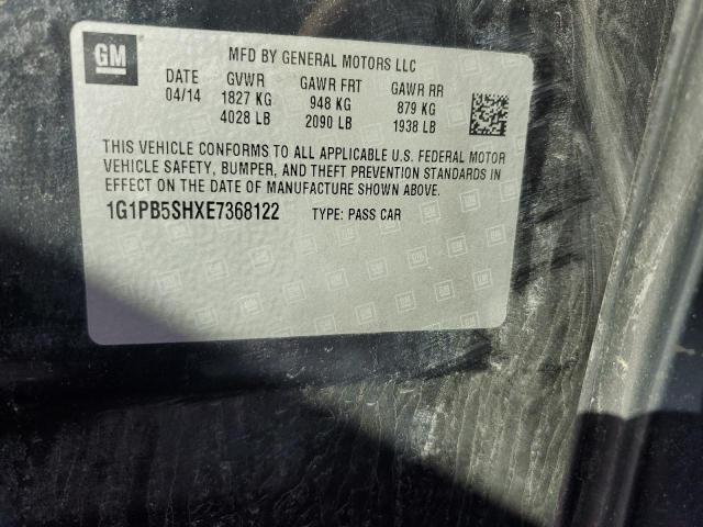 2014 Chevrolet Cruze Ls VIN: 1G1PB5SHXE7368122 Lot: 42595364