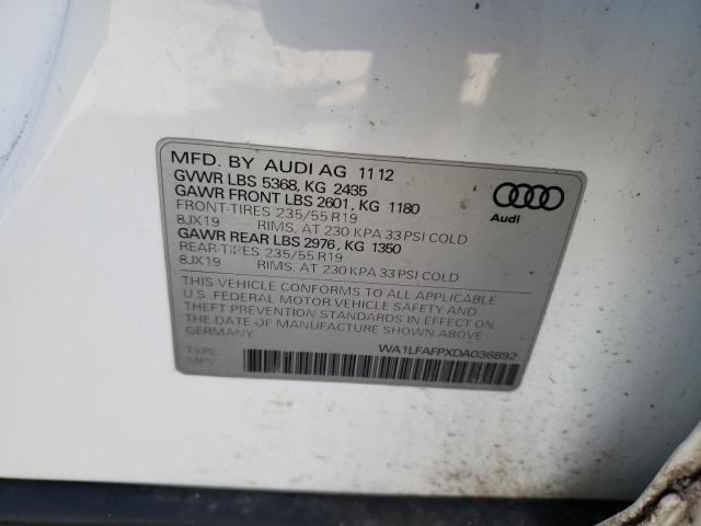 VIN WA1LFAFPXDA036892 2013 Audi Q5, Premium Plus no.13